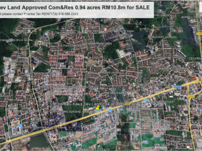 MZ Dev Land Com&Res Approved 0.94 acres RM10.8m for SALE