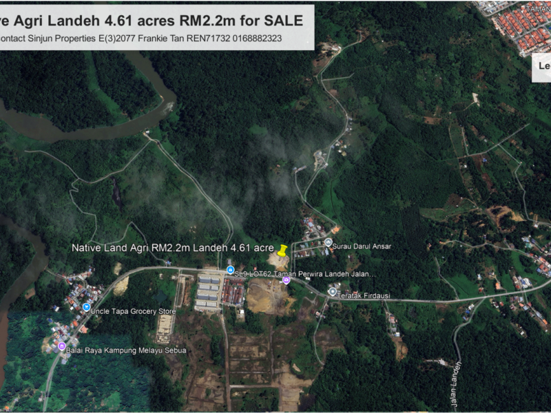 Native Agr Landeh 4.61 acres RM2.2m for SALE