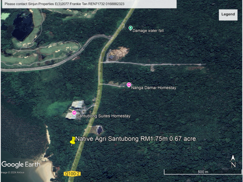 Native Agr Santubong Buntal Rd 0.67 acres RM1.75m for SALE