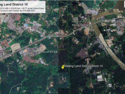 MZ Matang Block 10 26.77 acres RM18m for SALE