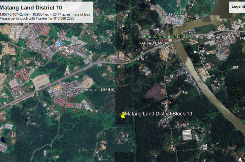 MZ Matang Block 10 26.77 acres RM18m for SALE