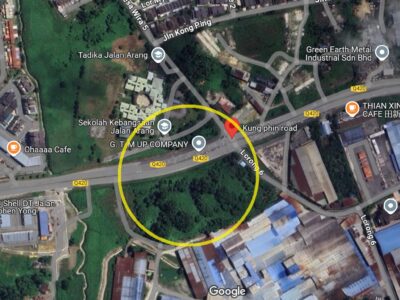 1st Lot Land @ Jalan Tan Sri Datuk Amar Wee Boon Ping for Sale