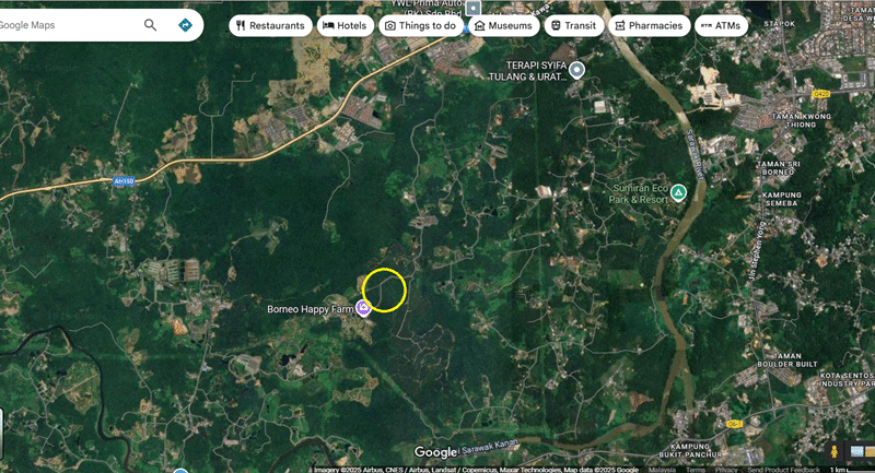 20 Acre Agriculture Land nearby Borneo Farm Siniawan-Bau Kuching For SALE