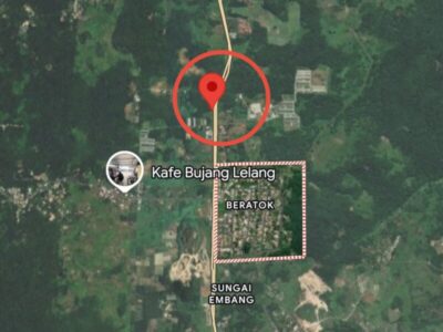 20th Mile Serian-Kuching Pan Borneo Highway first lot vacant agriculture land For SALE