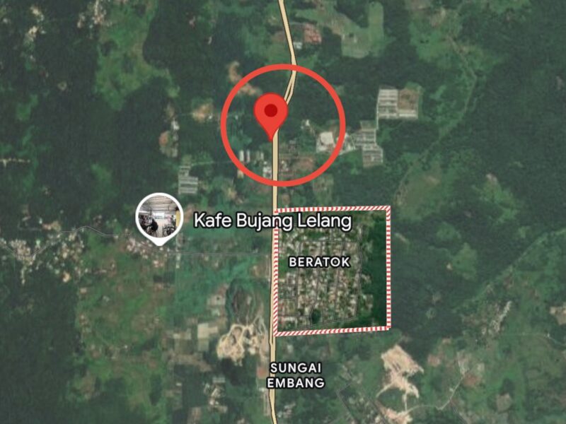 20th Mile Serian-Kuching Pan Borneo Highway first lot vacant agriculture land For SALE