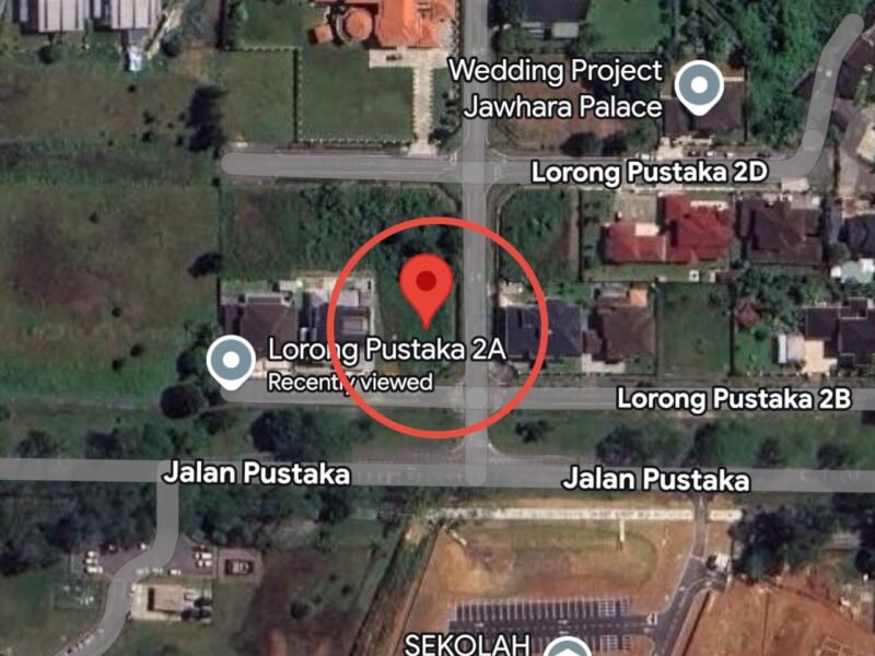Lorong Pustaka 2A Petra Jaya Native Area Land Vacant Residential Bungalow Lot For SALE