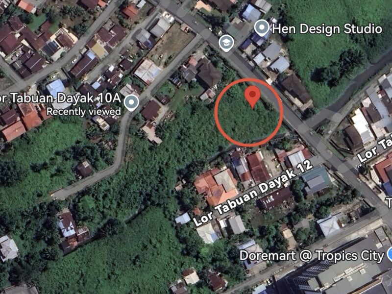 First Lot land along Jalan Tabuan Dayak, Kuching for SALE