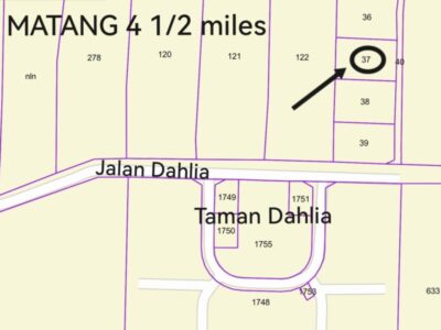 Agricultural land @ 4 1/2 miles Matang, Kuching for SALE